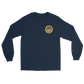 USS America (CVA-66) 1965-66 Long Sleeve Cruise Shirt - FAMILY – front view, navy
