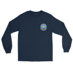 USS Bonhomme Richard (CVA-31) Ship's Crest Long Sleeve T-shirt – front view, navy