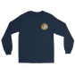 USS Abraham Lincoln (CVN-72) 1990 Long Sleeve Cruise Shirt - FAMILY – front view, navy