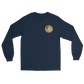 USS Abraham Lincoln (CVN-72) 2010-11 Long Sleeve Cruise Shirt – front view, navy