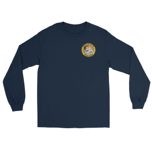 USS Abraham Lincoln (CVN-72) 1995 Long Sleeve Cruise Shirt - FAMILY – front view, navy