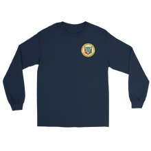 Load image into Gallery viewer, USS Peleliu (LHA-5) Ship&#39;s Crest Long Sleeve Shirt