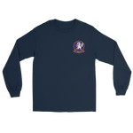 HSC-14 Chargers Squadron Crest Long Sleeve T-Shirt – front view, navy