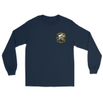 HSC-21 Blackjacks Squadron Crest Long Sleeve T-Shirt – front view, navy