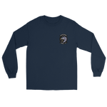 HSM-71 Raptors Squadron Crest Long Sleeve T-Shirt – front view, navy