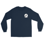 VA-35 Black Panthers Squadron Crest Long Sleeve T-Shirt – front view, navy