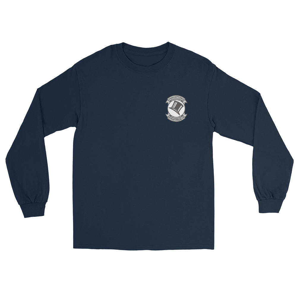 VFA-14 Tophatters Squadron Crest Long Sleeve T-Shirt