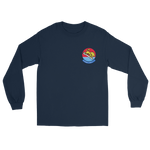 VFA-15 Valions Squadron Crest Long Sleeve T-Shirt – front view, navy