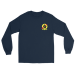 VA-25 Fist of the Fleet Squadron Crest Long Sleeve T-Shirt – front view, navy