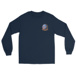 VFA-94 Mighty Shrikes Squadron Crest Long Sleeve T-Shirt – front view, navy