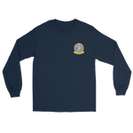VFA-97 Warhawks Squadron Crest Long Sleeve T-Shirt – front view, navy