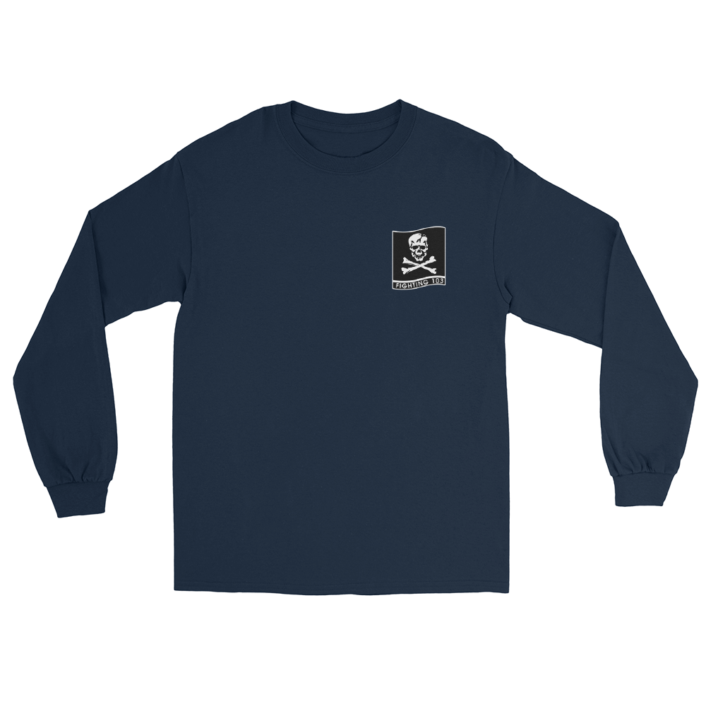 VF/VFA-103 Jolly Rogers Squadron Crest Long Sleeve T-Shirt