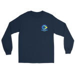VFA-146 Blue Diamonds Squadron Crest Long Sleeve T-Shirt – front view, navy