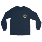 VFA-151 Vigilantes Squadron Crest Long Sleeve T-Shirt – front view, navy