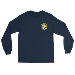 VRC-30 Providers Squadron Crest Long Sleeve T-Shirt – front view, navy
