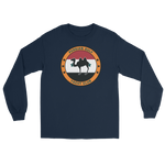 Persian Gulf Yacht Club (c) Long Sleeve Shirt – front view, navy