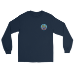 USS Coral Sea (CVA-43) Ship's Crest Long Sleeve Shirt – front view, navy
