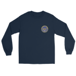USS Harry S. Truman (CVN-75) Ship's Crest Long Sleeve T-Shirt – front view, navy