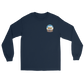 USS Kitty Hawk (CV-63) 1987 Long Sleeve Cruise Shirt – front view, navy