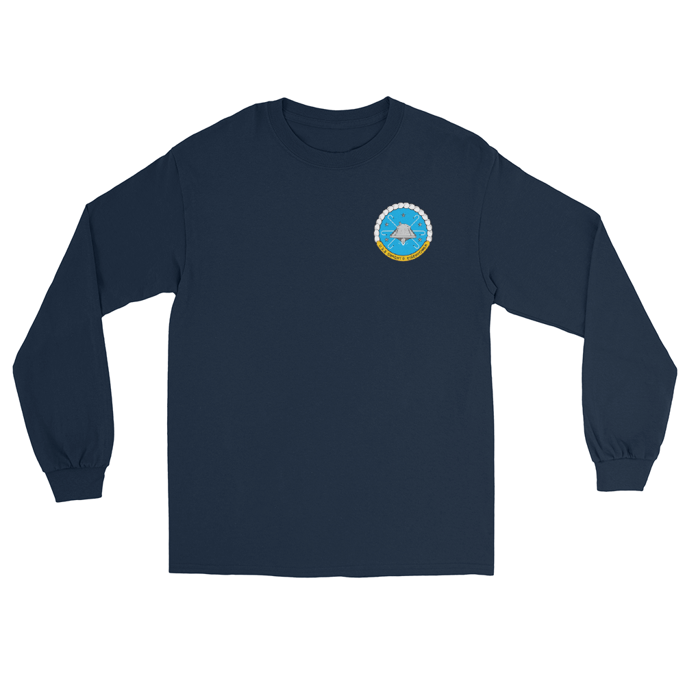 USS Dwight D. Eisenhower (CVN-69) 1991-92 Long Sleeve Cruise Shirt – front view, navy