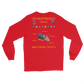 USS Independence (CVA-62) 1970-71 Long Sleeve Cruise Shirt – back view, red
