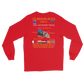VFA-143 Pukin' Dogs 2019-20 Long Sleeve Cruise T-Shirt – back view, red