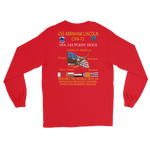 VFA-143 Pukin' Dogs 2019-20 Long Sleeve Cruise T-Shirt – back view, red