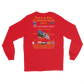 VFA-143 Pukin' Dogs 2019-20 Long Sleeve Cruise T-Shirt - Family – back view, red