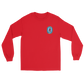 USS Iowa (BB-61) 1989 Long Sleeve Cruise Shirt – front view, red