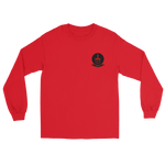 HSC-9 Tridents Squadron Crest Long Sleeve T-Shirt – front view, red