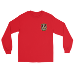 HSM-79 Griffins Squadron Crest Long Sleeve T-Shirt – front view, red