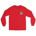 VFA-14 Tophatters Squadron Crest Long Sleeve T-Shirt – front view, red