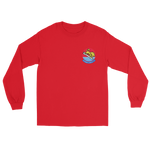 VFA-15 Valions Squadron Crest Long Sleeve T-Shirt – front view, red