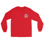 VFA-102 Diamondbacks Squadron Crest Long Sleeve T-Shirt – front view, red