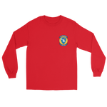 VFA-106 Gladiators Squadron Crest Long Sleeve T-Shirt – front view, red