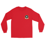 VFA-151 Vigilantes Squadron Crest Long Sleeve T-Shirt – front view, red