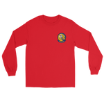 VFA-192 World Famous Golden Dragons Squadron Crest Long Sleeve T-Shirt – front view, red