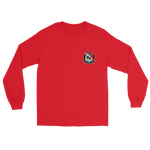VFA-211 Checkmates Squadron Crest Long Sleeve T-Shirt – front view, red