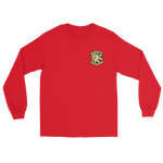 VRC-30 Providers Squadron Crest Long Sleeve T-Shirt – front view, red