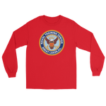 NTC Great Lakes Crest Long Sleeve T-Shirt – front view, red
