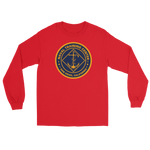 NTC San Diego Crest Long Sleeve T-Shirt – front view, red