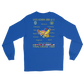 USS Iowa (BB-61) 1989 Long Sleeve Cruise Shirt – back view, royal