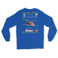 VFA-41 Black Aces 2016 Long Sleeve Cruise T-Shirt – back view, royal