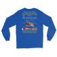 VFA-143 Pukin' Dogs 2019-20 Long Sleeve Cruise T-Shirt - Family – back view, royal