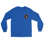 VFA-147 Argonauts Squadron Crest Long Sleeve T-Shirt – front view, royal