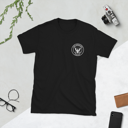 USS Oriskany (CVA-34) 1967-68 WESTPAC/VIETNAM Short-Sleeve Unisex T-Shirt – front view, black