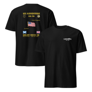 USS Albuquerque (SSN-706) 1986 NORLANT/Arctic Cruise Shirt