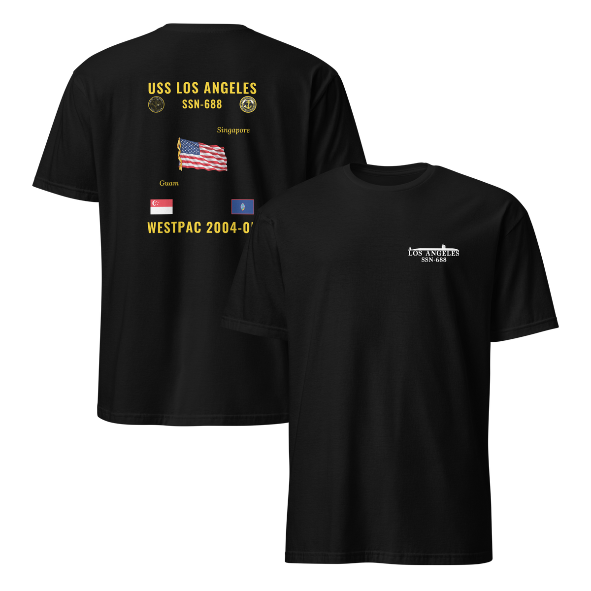 USS Los Angeles (SSN-688) 2004-05 WestPac Cruise Shirt
