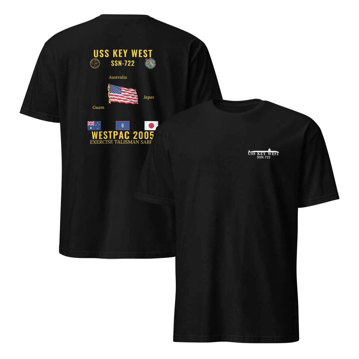 USS Key West (SSN-722) 2005 WestPac Cruise Shirt