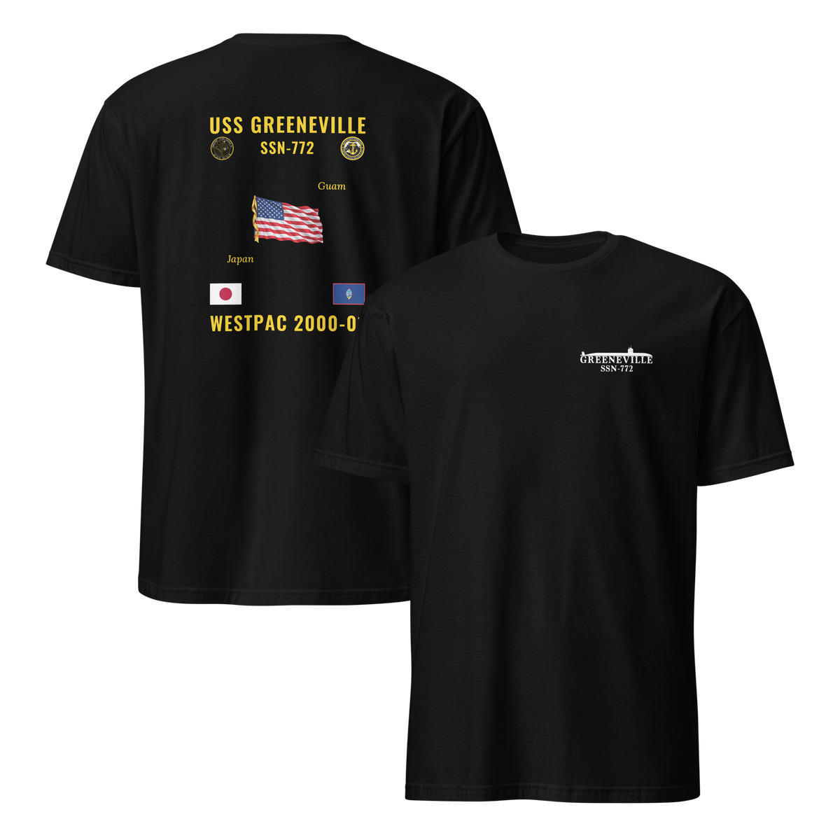 USS Greeneville (SSN-772) 2000-01 WestPac Cruise Shirt